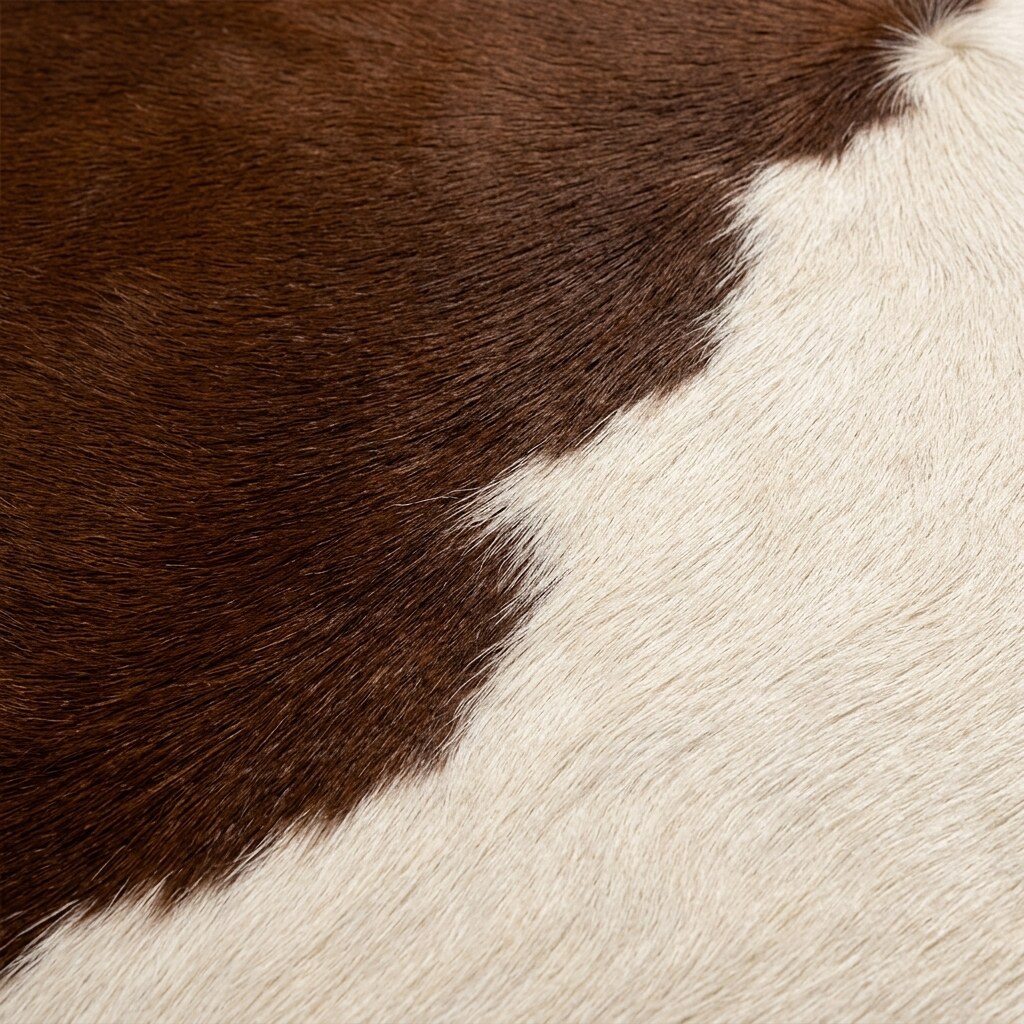 Brun & Blanc Matière de la peau de vache