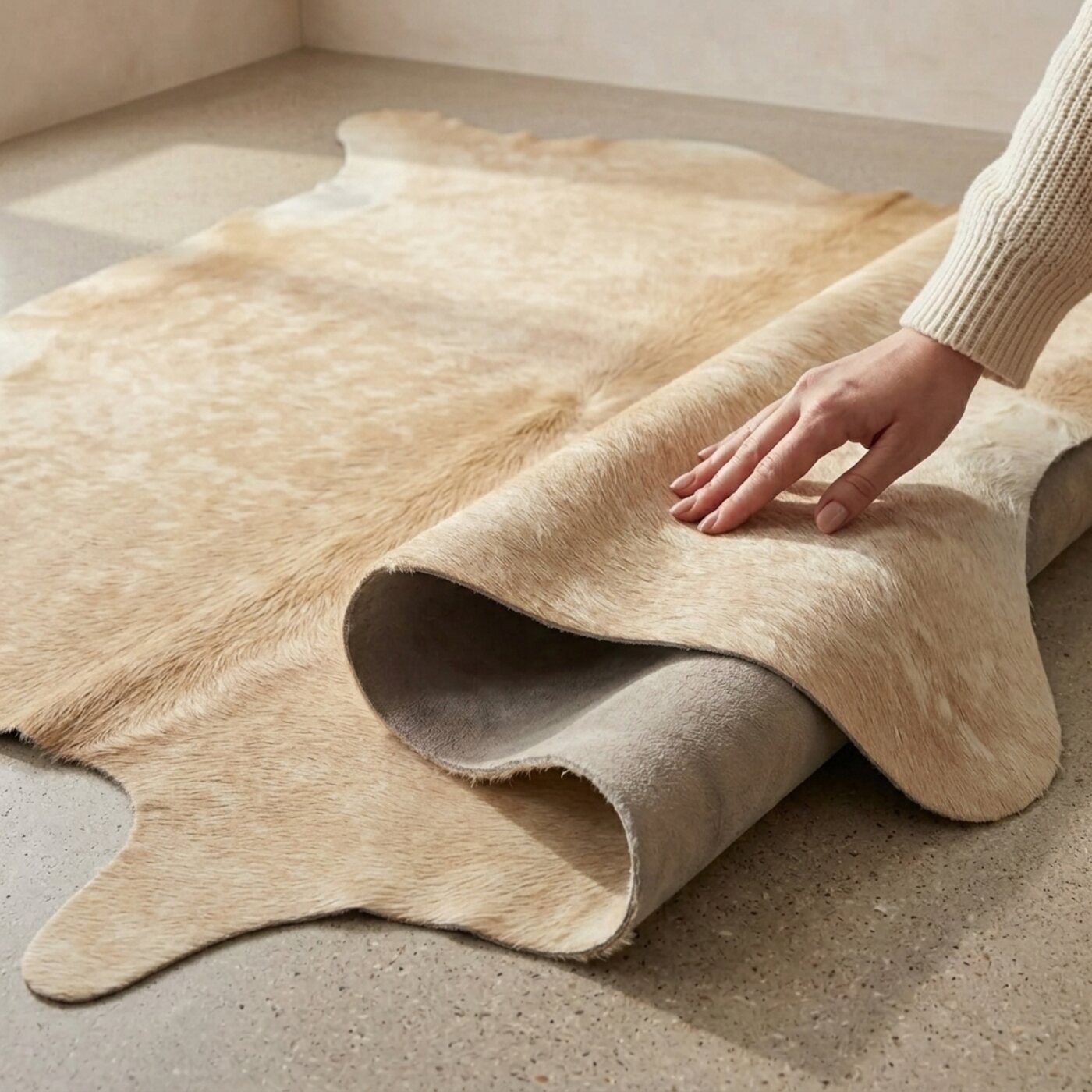 Peau de vache Beige - image 4