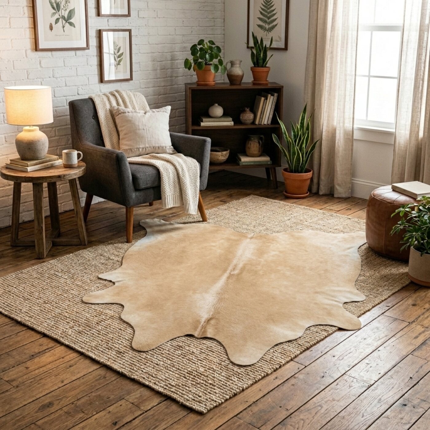 Peau de vache Beige - image 1