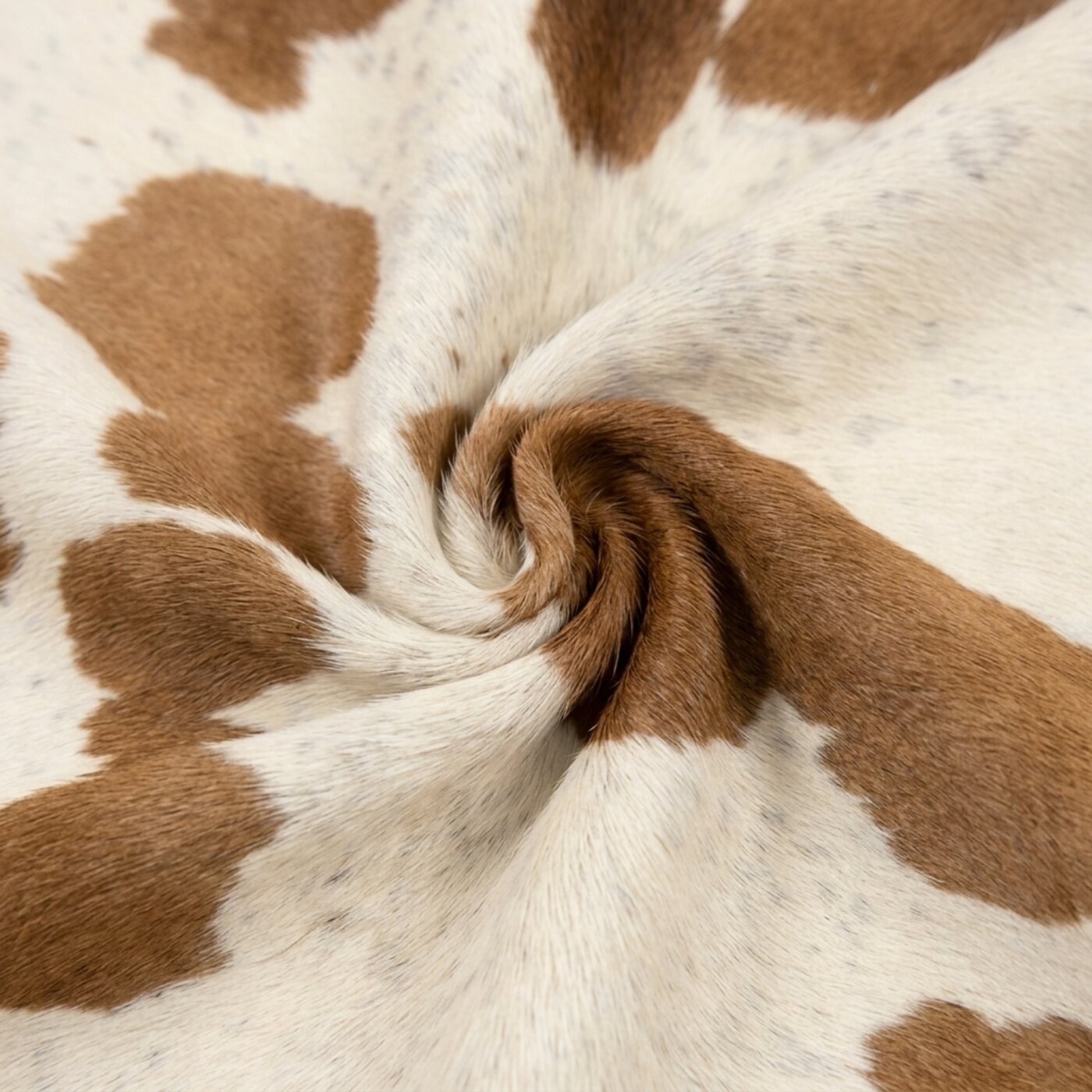 Peau de vache Brun et blanc tacheté - image 5