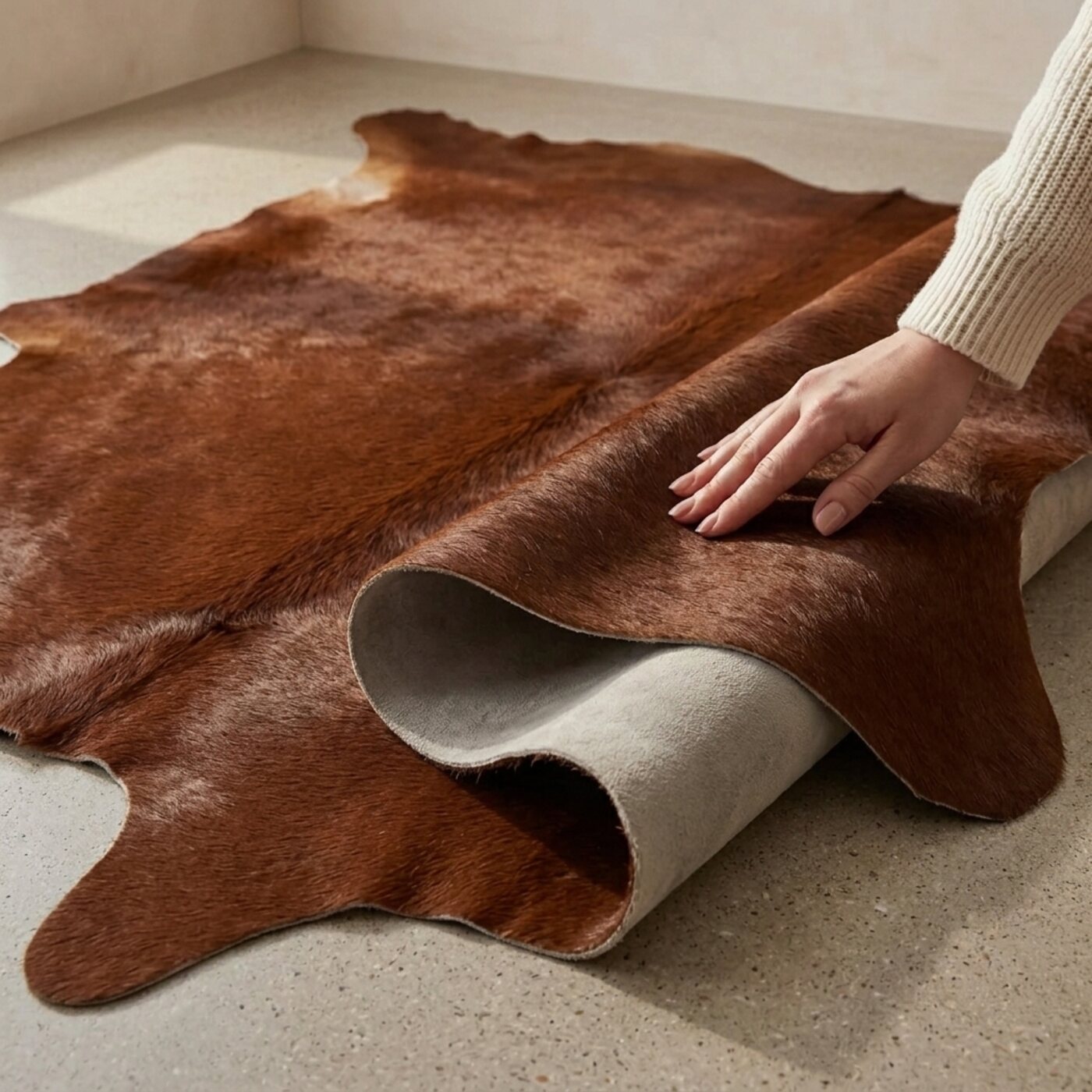 Peau de vache Brun roux - image 4