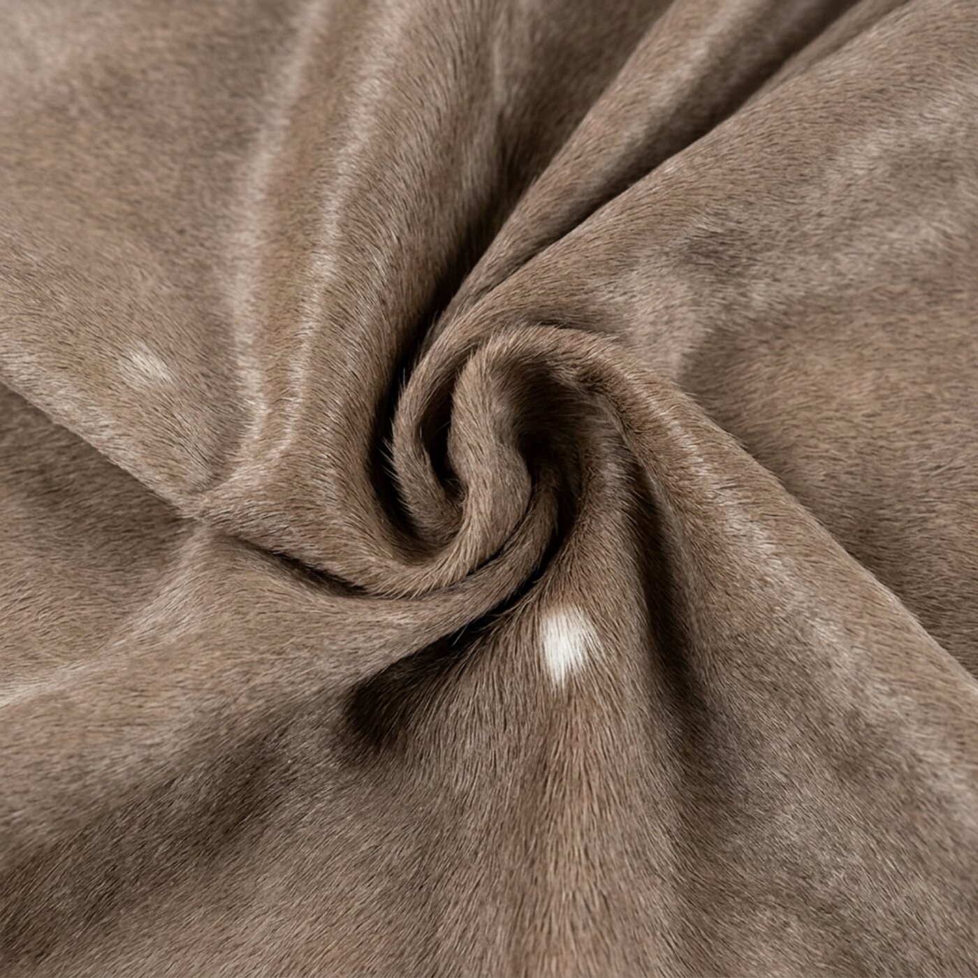 Peau de vache Taupe chiné - image 5