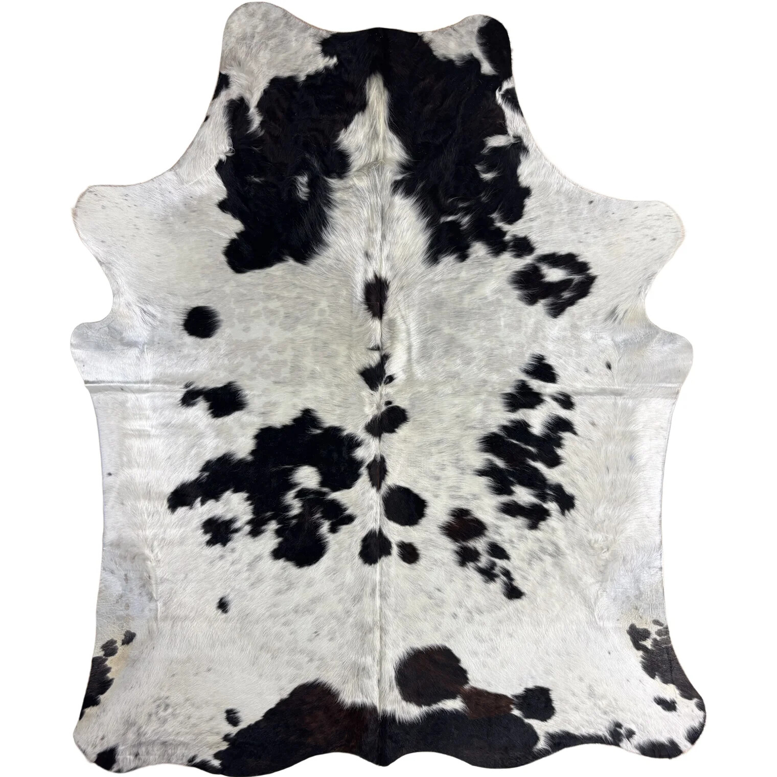 Tapis en peau de vache 226x186 cm - vue de dessus