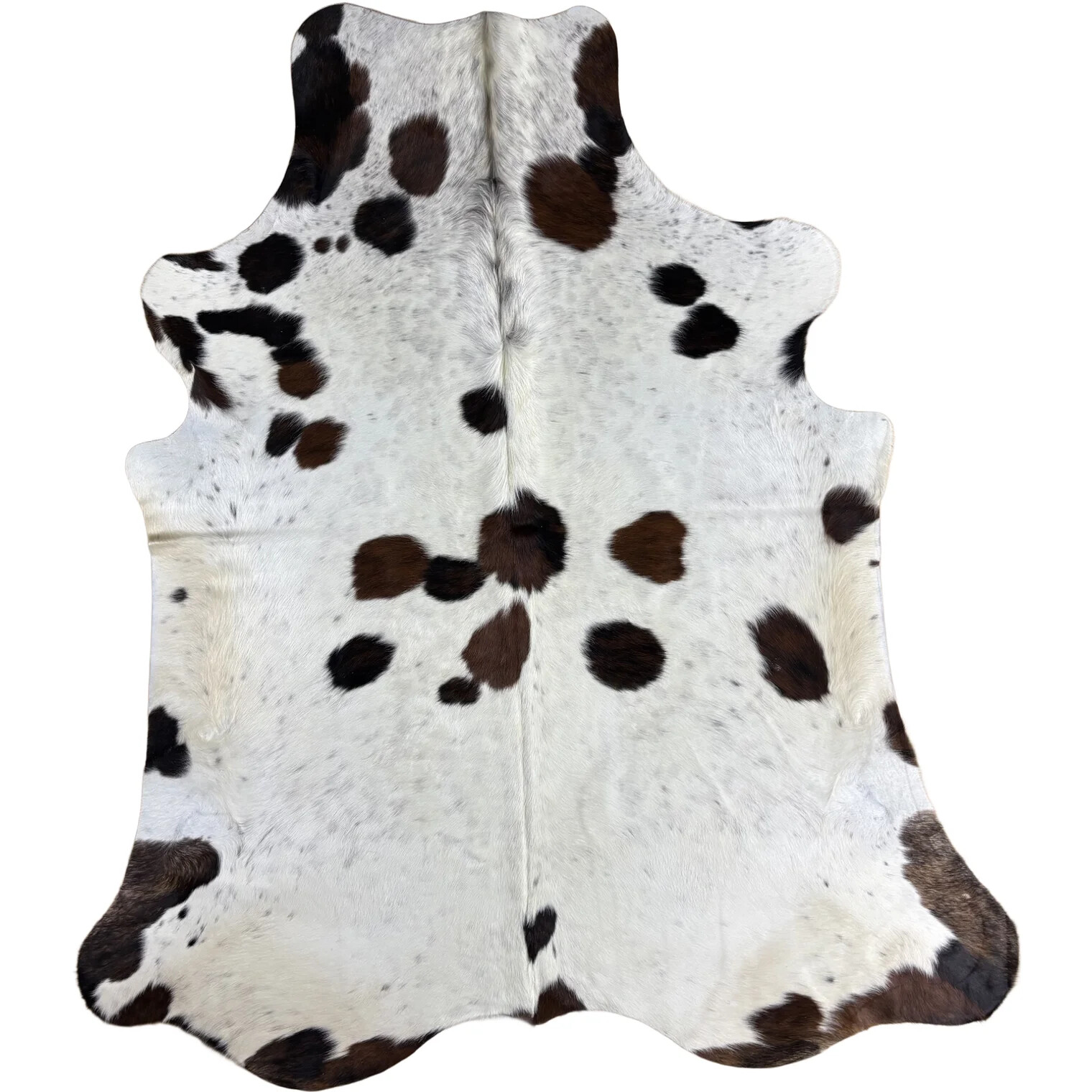 Tapis en peau de vache 247x215 cm - vue de dessus