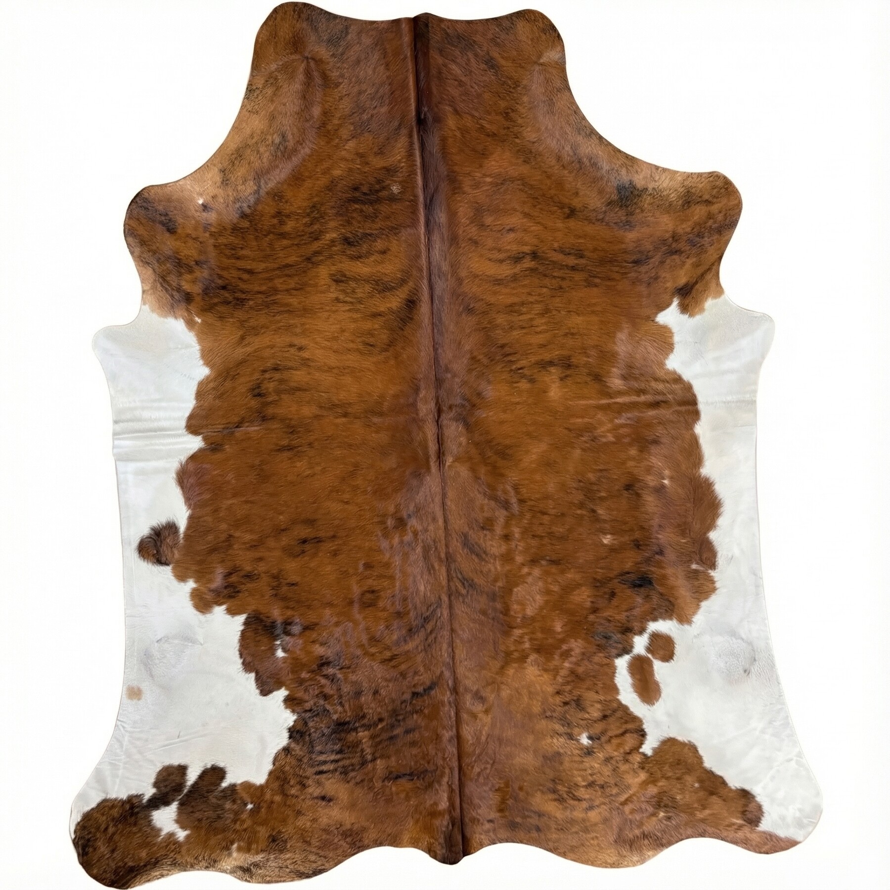 Tapis en peau de vache 235x199 cm - vue de dessus