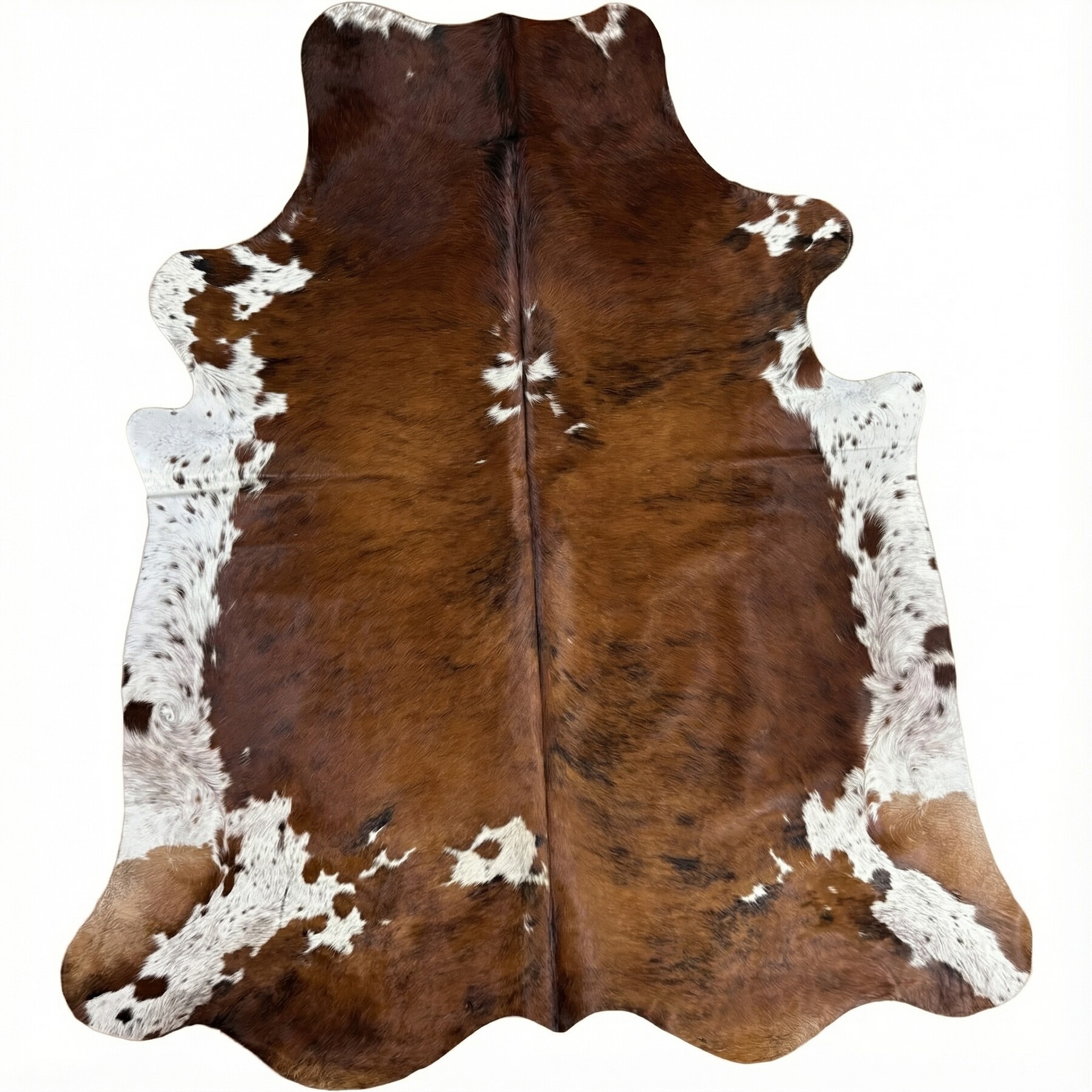 Tapis en peau de vache 236x211 cm - vue de dessus
