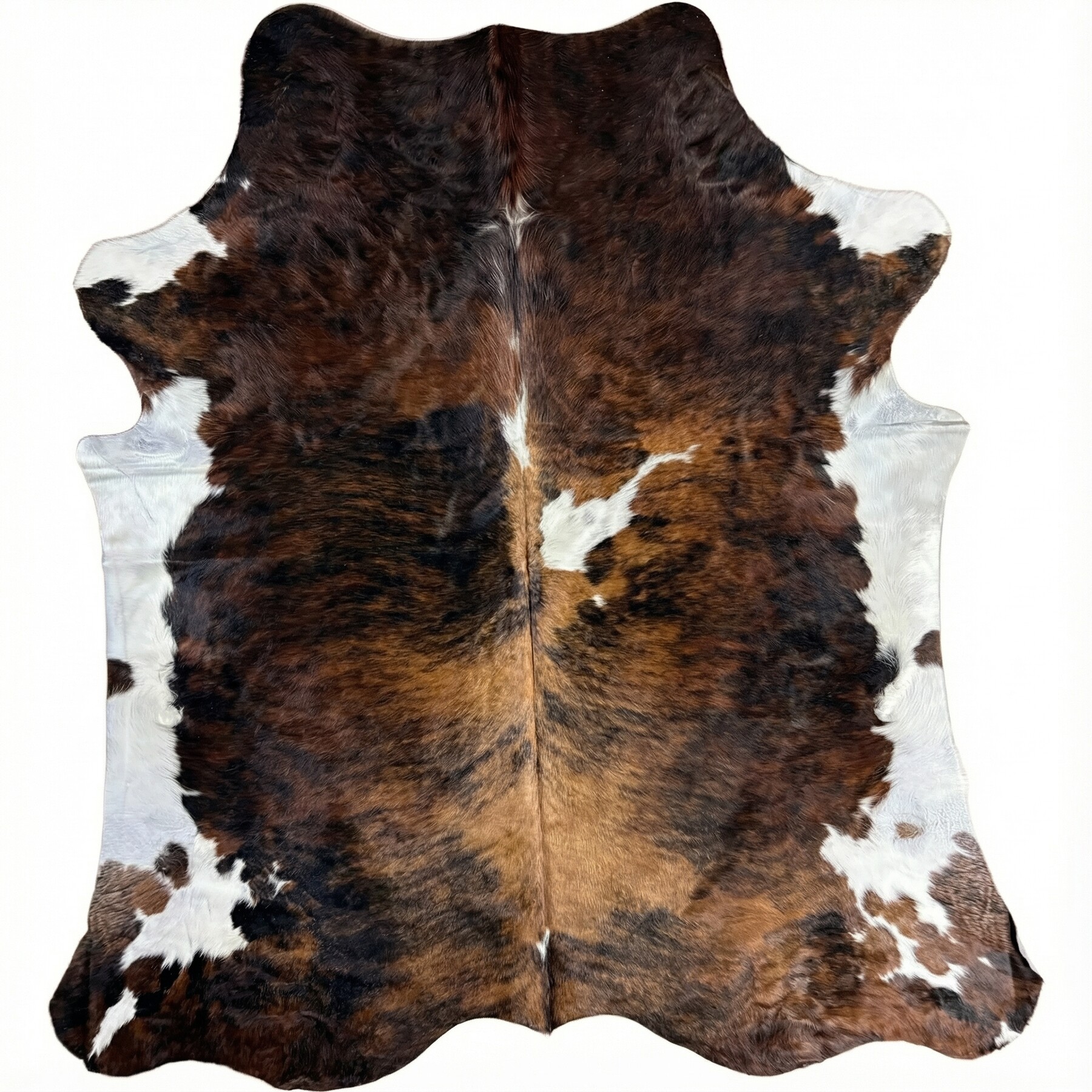 Tapis en peau de vache 228x209 cm - vue de dessus