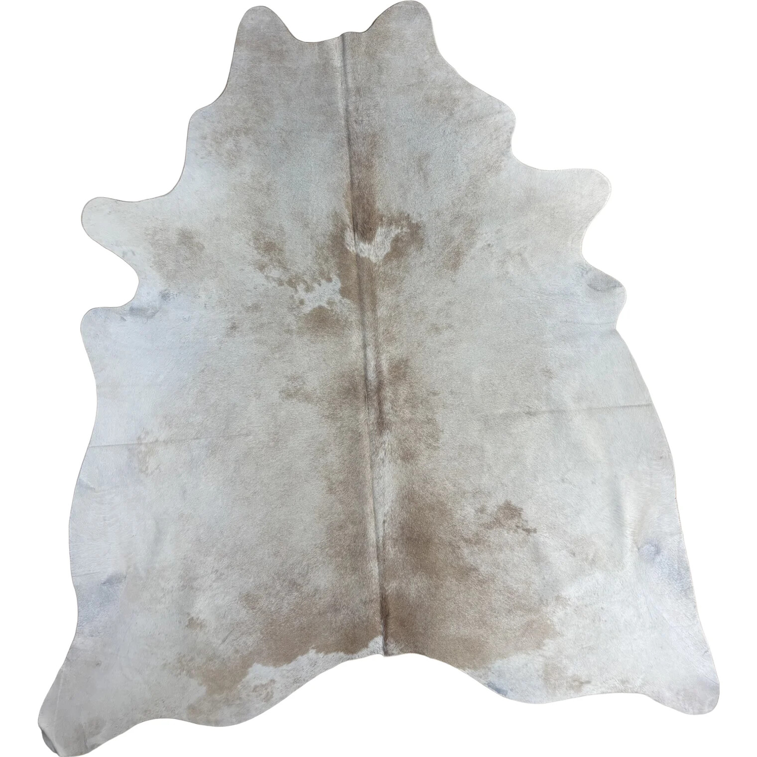 Tapis en peau de vache 239x216 cm - vue de dessus