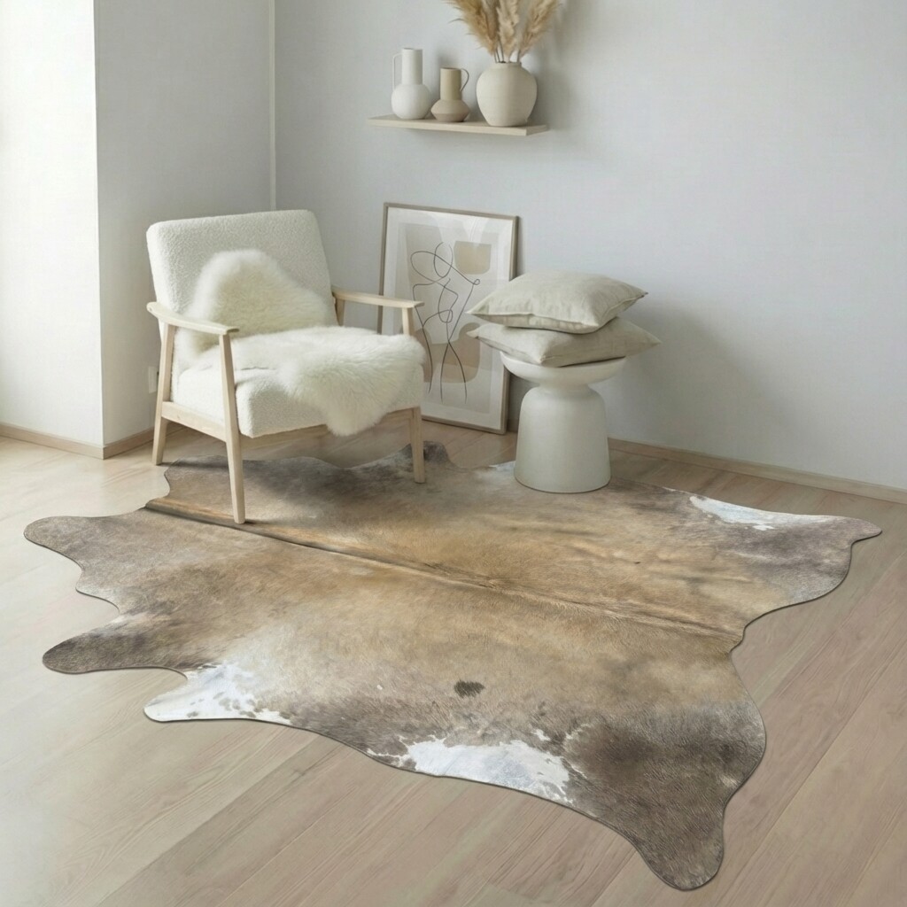 Tapis en peau de vache 224x180 cm - image 1