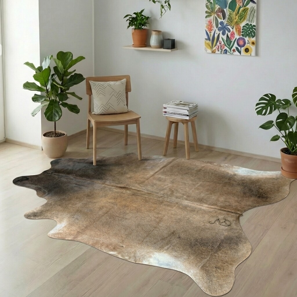Tapis en peau de vache 229x213 cm XL (Grand) - image 1