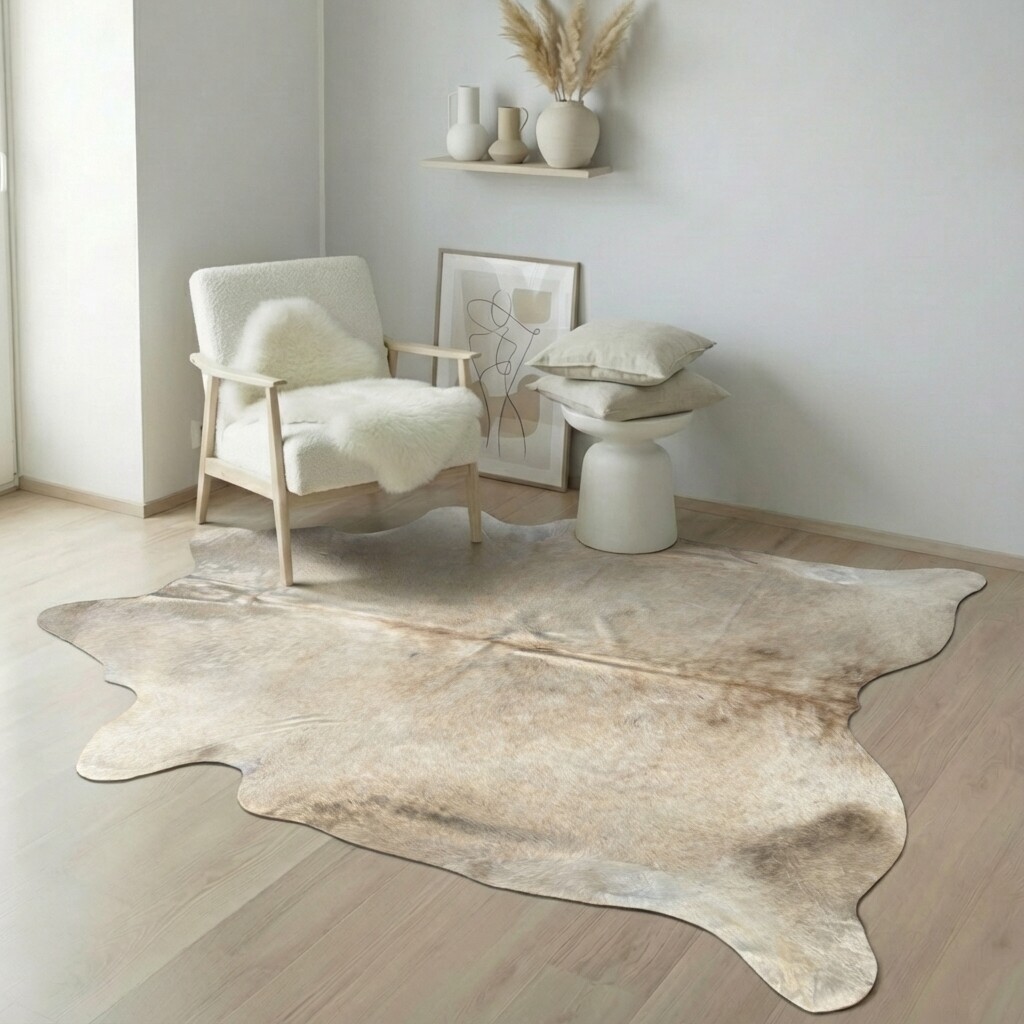 Tapis en peau de vache 229x211 cm XL (Grand) - image 1