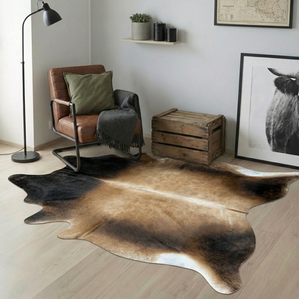 Tapis en peau de vache 236x184 cm XL (Grand) - image 1