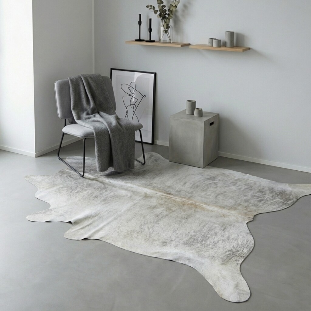 Tapis en peau de vache 220x200 cm - image 1
