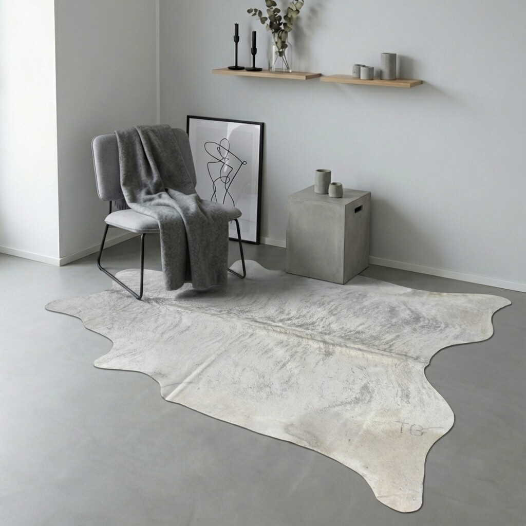 Tapis en peau de vache 215x213 cm - image 1