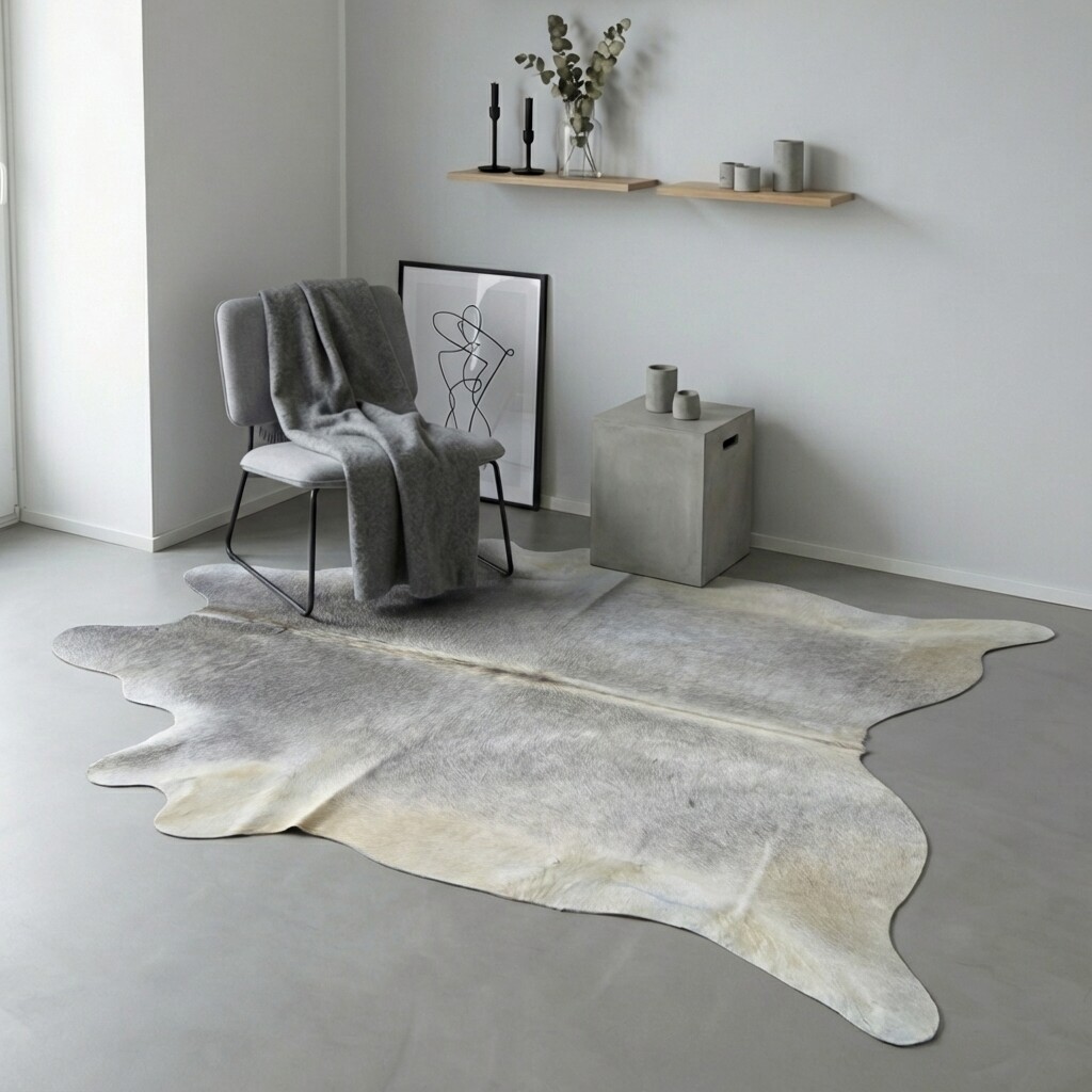 Tapis en peau de vache 235x200 cm - image 1