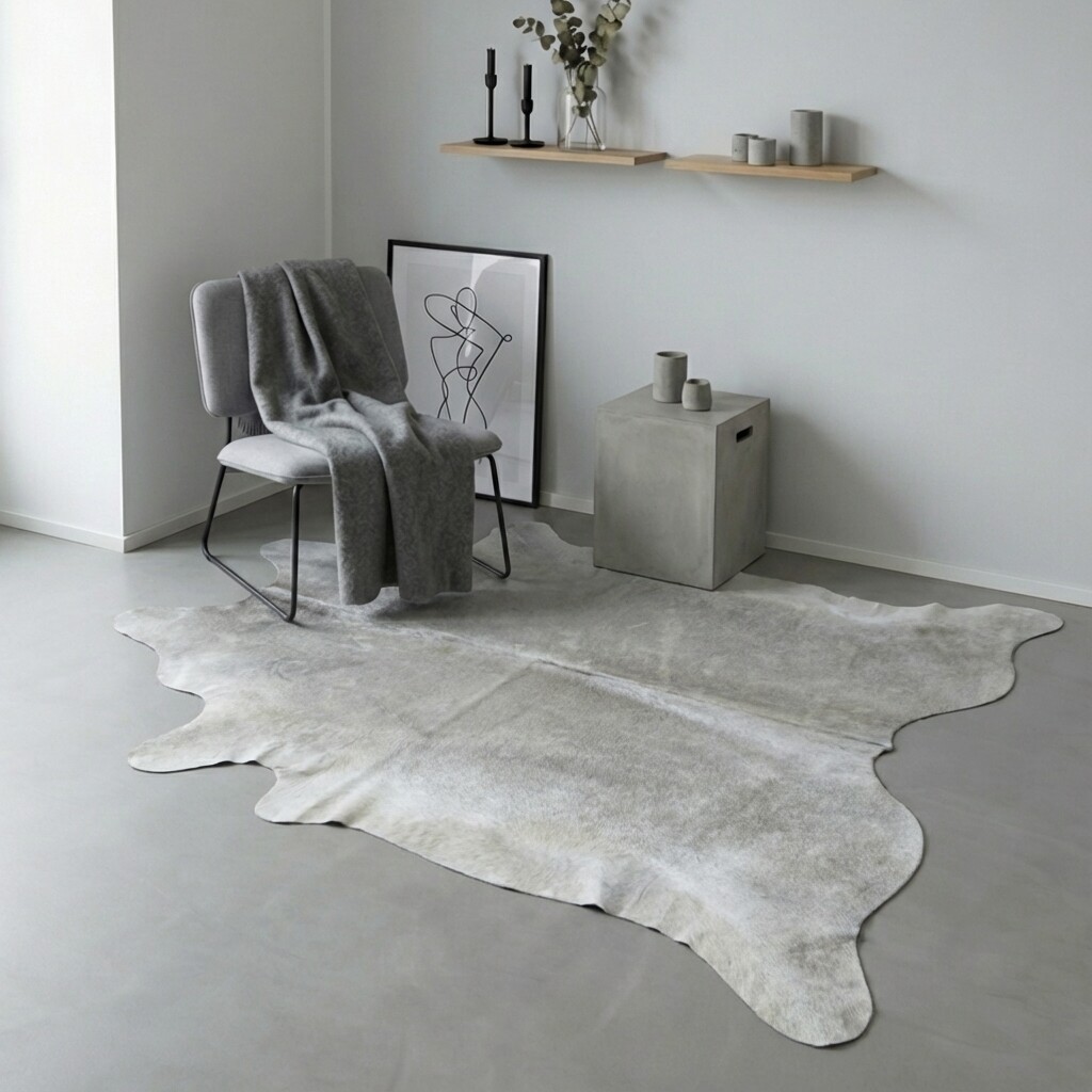 Tapis en peau de vache 225x192 cm - image 1