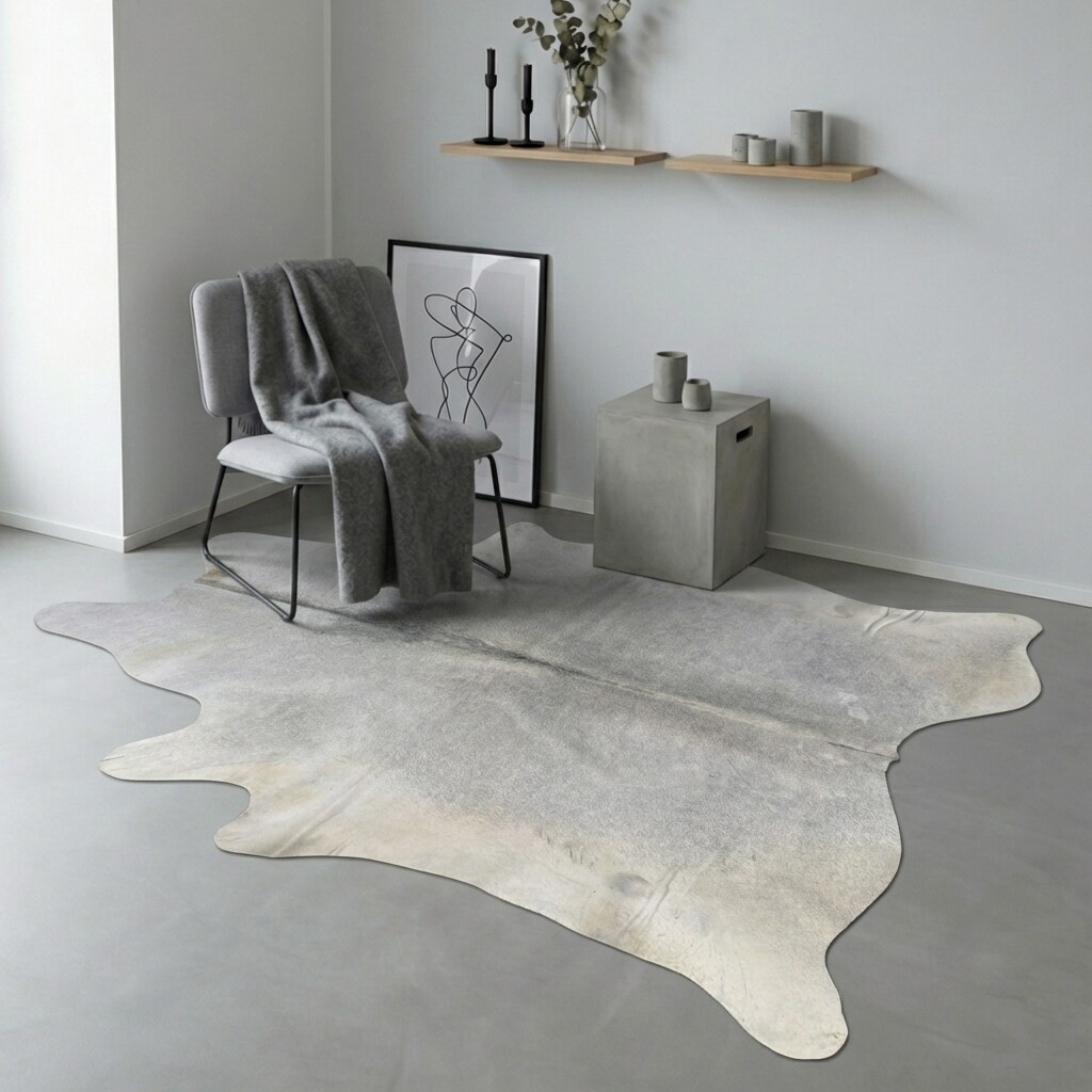 Tapis en peau de vache 211x197 cm - image 1