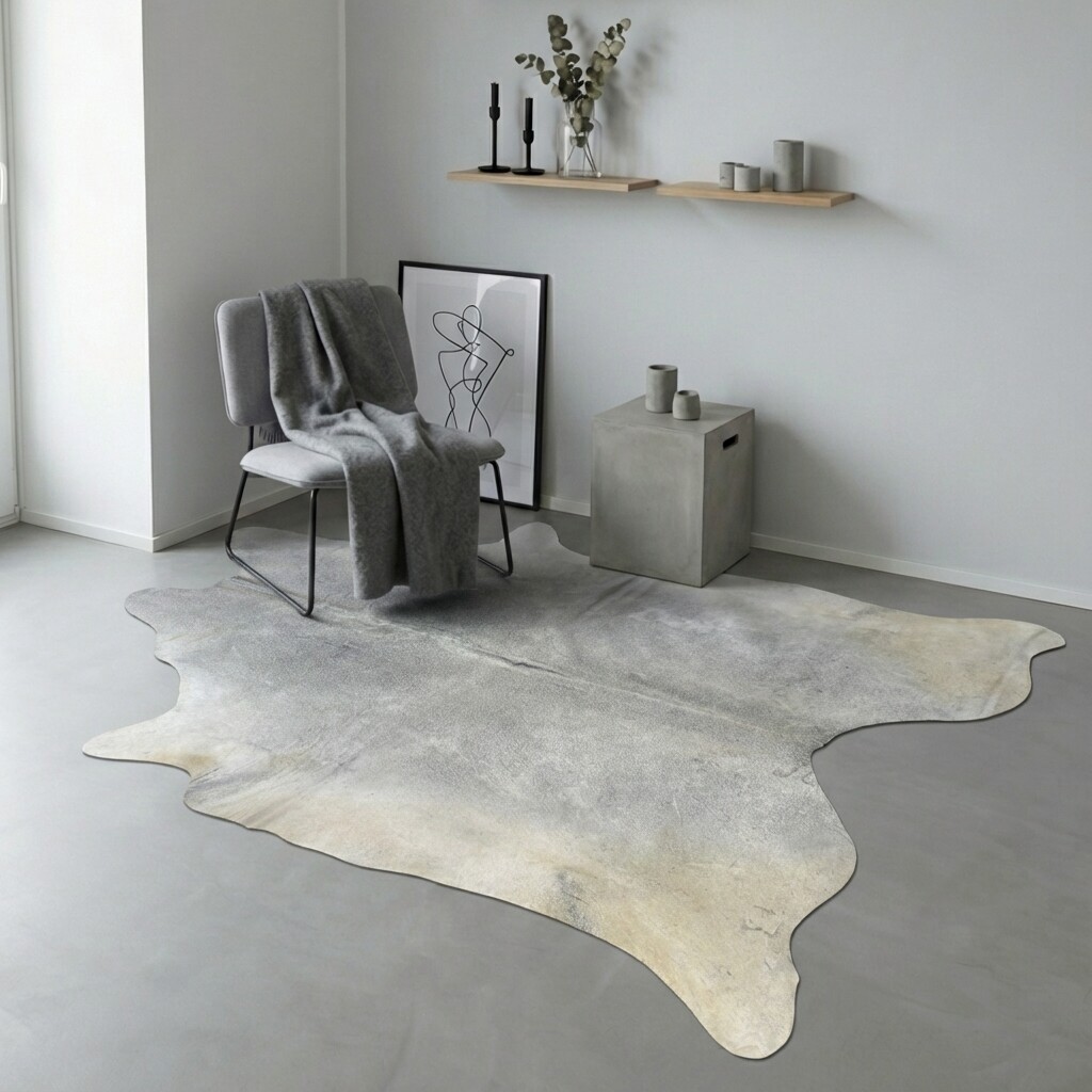 Tapis en peau de vache 235x205 cm - image 1
