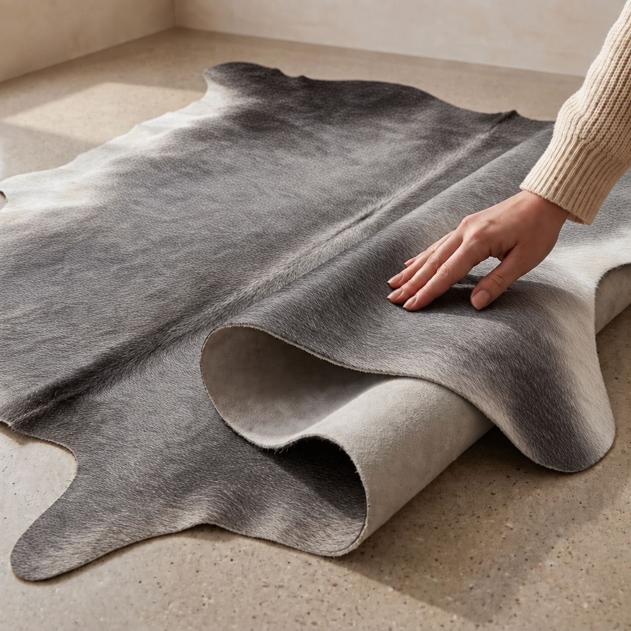 Peau de vache Gris foncé - image 4
