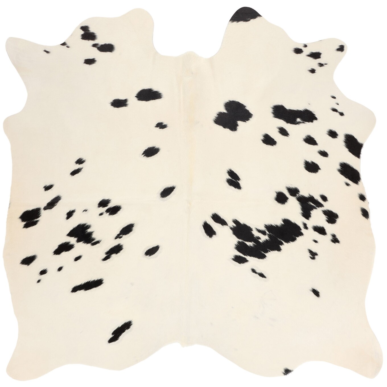 Tapis en peau de vache 176x173 cm - image 2