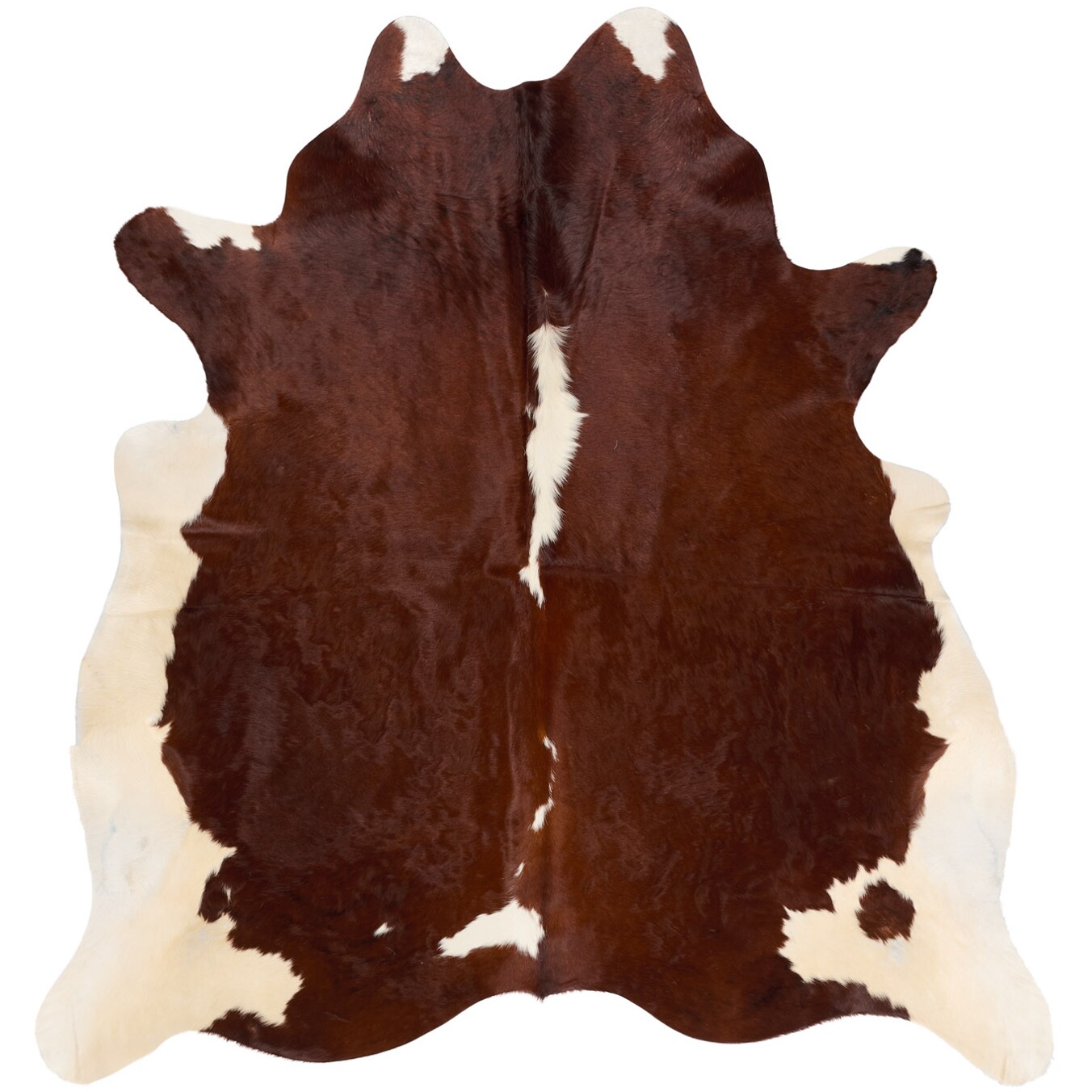 Tapis en peau de vache 194x184 cm - image 2