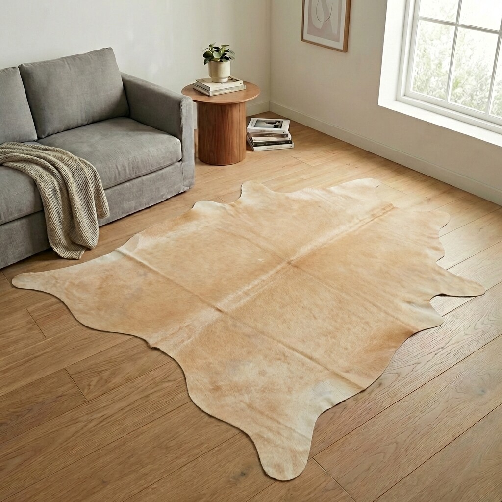 Tapis en peau de vache 252x223 cm - image 1