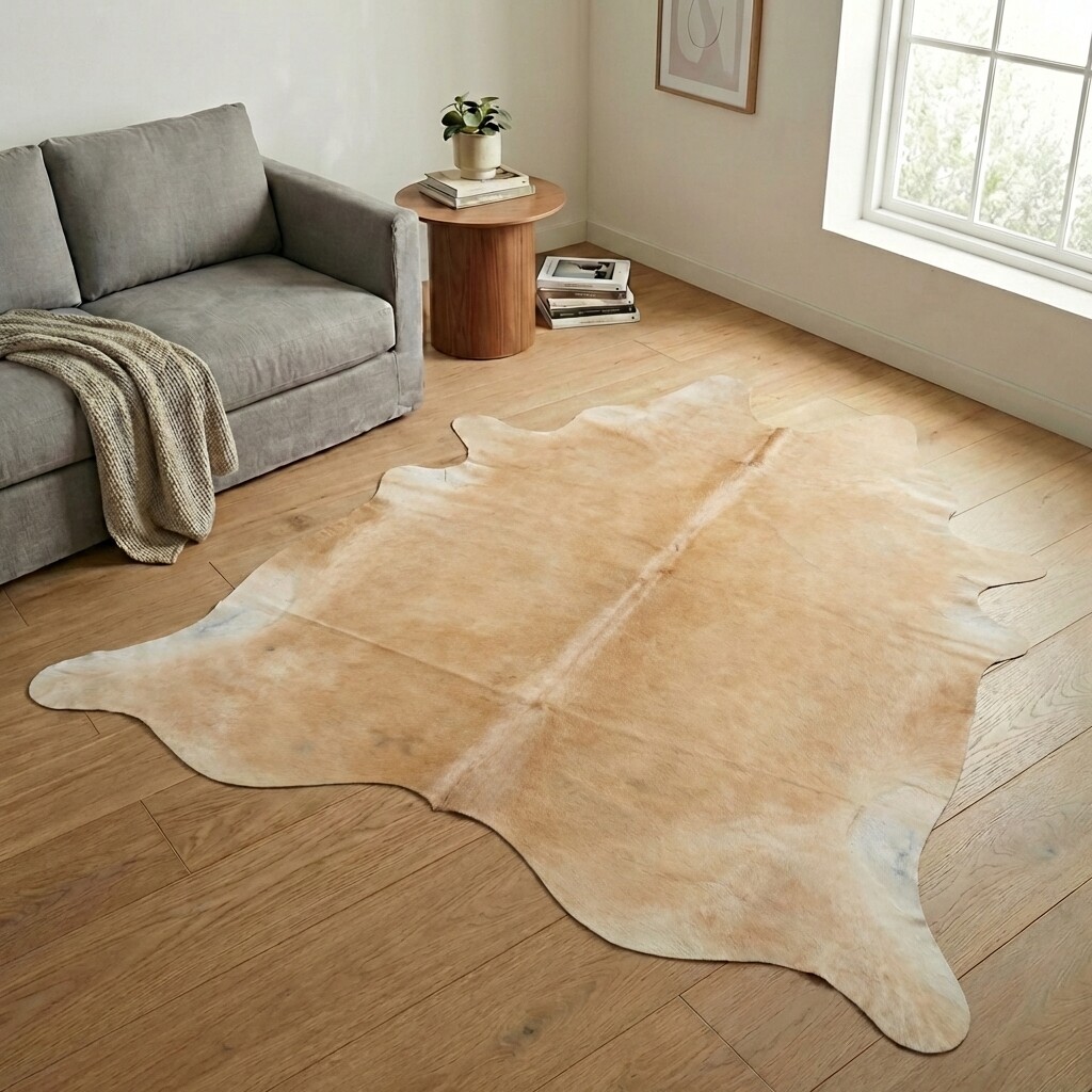 Tapis en peau de vache 251x230 cm - image 1