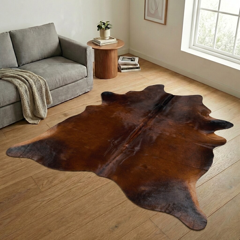 Tapis en peau de vache 252x215 cm - image 1