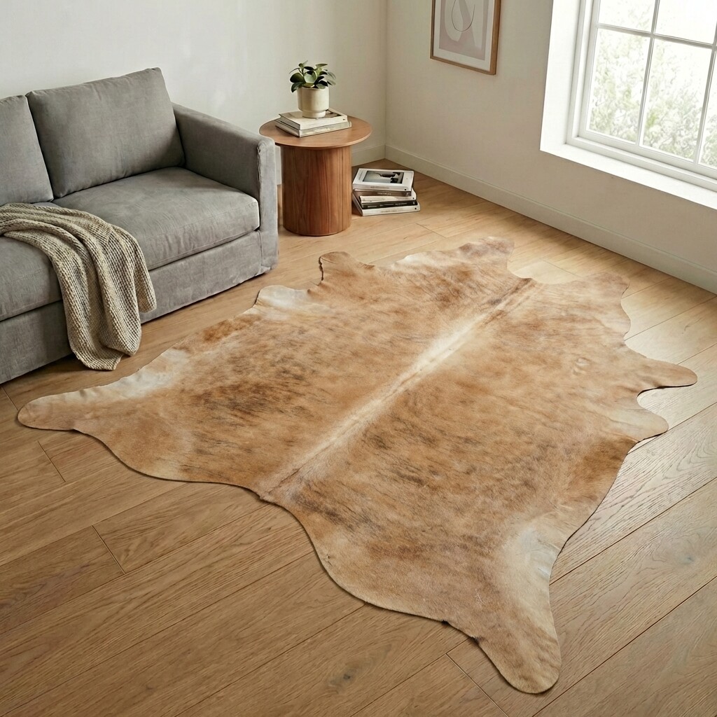 Tapis en peau de vache 248x221 cm